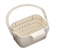 Égouttoir en plastique flexible avec conception extensible, panier à crépine suspendu pliable pour évier, outil de cuisine, crépine de cuisson flexible