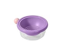 Égouttoir et passoire 2 en 1 multifonctionnel, couvercle et poignée pliable pour le stockage des aliments, passoires et passoires pour cuisine 061110