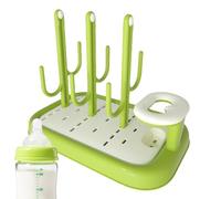 Égouttoir pour biberons,Égouttoir pour biberons | Rangement sécurisé pour sèche-bouteilles | Égouttoir à biberons en forme de cactus pour tétines sèches, tétines et autres accessoires pour bébé