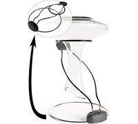 Égouttoir pour Carafe à Décanter le Vin Ultra-Compact - Séchoir Pliable Noir avec Protection Anti-Dérapante & Anti-Éraflure - Séchage Rapide & Stockage Sécurisé de Décanteur Cristal