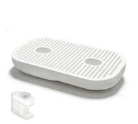 Égouttoir pour machine à café Philips Baristina - Bac d'égouttement étendu avec bac de récupération pour machine à expresso Philips Baristina - Facile à installer et à nettoyer (blanc)