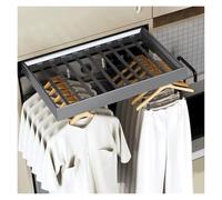 Égouttoir réglable et dissimulé pour pantalons silencieux Idéal pour le séchage des vêtements au-dessus de la machine à laver Supporte jusqu'à 35 kg Design compact