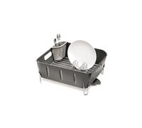 simplehuman KT1106 égouttoir à vaisselle compact pour cuisine, plastique gris