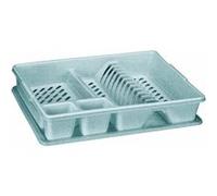 Égouttoir vaisselle - CURVER - 12 assiettes - Gris Gris