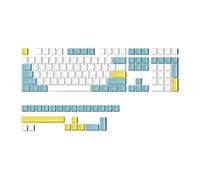 EGRMZ 136 Key PBT Double Shot Imprimer des Touches rétroéclaints compatibles avec Les claviers mécaniques de Style MX Compatible avec 108 96 87 80 84 68 64 61 Disposages de Touches(Sea Salt)