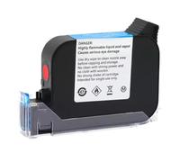 EGRMZ 25 Cartouche à Encre Universelle 4 mm Eco Solvent Imprimante Portable Compatible avec Plusieurs périphériques 600DPI Date d'expiration Portable Invisible Cartridge(Red)