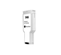 EGRMZ 300 ML Compatible avec la Cartouche d'encre 747 Design Jet Z6 Z9 Modèles P2V84A P2V85A P2V86A P2V87A(746-PBK)