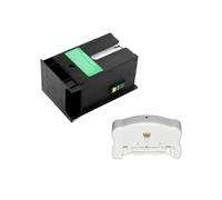 EGRMZ Boîte de Maintenance de l'encre déchet Compatible T6711 Compatible avec WF 7721 7720 7710 7715 7210 7610 7620 3620 3640 L1455 ET-16500 WF-3540 WF-3520 3010 Printer(A-Tank and Resetter)