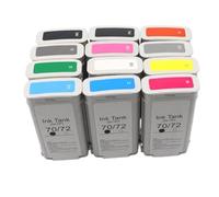 EGRMZ Cartouche à Encre Compatible Compatible avec 70 C9449A C9448A C9450A C9451A C9452A C9453A C9454A C9390A C9455A C9456A C9457A C9458A(Gray)
