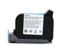 EGRMZ Cartouche d'encre à solvant écologique 2588 + 2588 +(M), 2588, Compatible avec Un codeur à Jet d'encre 600DPI, 12.7mm, sans cryptage, pour imprimante Portable(2588-Blue)