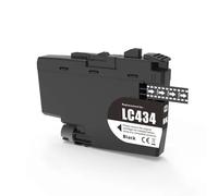 EGRMZ Cartouche d'encre Compatible avec LC434 pour Le modèle d'imprimante DCP-J1200W LC434(LC434BK)