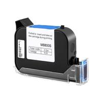 EGRMZ Cartouche d'encre Noire à solvant d'eau à séchage Rapide, 12.7mm, 1 2 3 5 pièces, Compatible avec l'imprimante à Jet d'encre Portable Prime TIJ(1PC-Black)