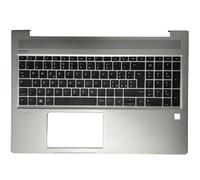 EGRMZ Clavier d'ordinateur Portable Compatible avec Couvercle supérieur Palmrest Compatible avec Probook 15 450 G6 455 G6 455R G6 450 G7 455 G7 455R G7 Modèles UK Spanish Italie Layout(IT NO Backlit)