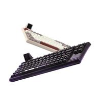 EGRMZ Clavier mécanique RT80 avec Tactile Affichage à Chaud DIY DIY 1K TAUX DE BOLDAGE 2. 4G Wireless BT 5000MAH RVB RETRACKLIT Compatible avec Plusieurs appareils(White)
