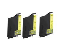 EGRMZ Compatible avec la Cartouche d'encre d'imprimante T0611 T0612 T0613 T0614 Stylus D88 DX4250 DX4800 DX3800 DX3850 DX4200(3PCS Yellow)
