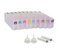 EGRMZ Compatible avec Stylus Pro 3800 3880 3890 3850 160 ML par pièce 9 Couleurs Ensemble T5801 T5809 T5811 T5819 T5891 T5899 Cartouche d'encre Rechargeable Vide