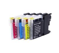 EGRMZ Compatible with Ink Cartridges Various Printers Including LC980BK LC1100BK LC985BK LC990BK DCP-385C DCP-387C DCP-195C DCP-585CW DCP-375CW MFC-990CW MFC-6490CW MFC-490CW MFC-5890CN J615W(1SET)