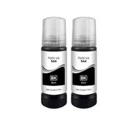 EGRMZ Kit de Recharge à Encre Colorant Universel 544 Compatible avec Le système CISS Compatible avec Les modèles d'imprimantes à Jet à Jet L3150 L3110 L3100 L3210 L3250 L1110 5190(2 BK)