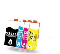 EGRMZ Paquet de 4 Cartouches d'encre compatibles avec 6812 OfficeJet Pro 6230 Pro 6830 rendement 934XL 935XL