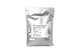 EGRMZ Poudre de Transfert thermofusible DTF 500G, Blanc, Noir, adhésif de Transfert numérique, Compatible avec l'imprimante de Film DTF, Impression directe sur Tous Les Tissus(500g-White)