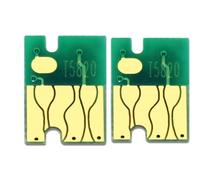 EGRMZ Puce de réservoir d'encre d'entretien C13T5820 T5820, Compatible avec imprimante P800 P807 SC P800 SC P800 SureLab D700 D870 DX100(4pcs)