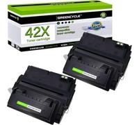EGRMZ Remplacement de Cartouche de Toner Compatible Compatible avec 42x Q5942X Q1338A Fonctionne avec 4250 4250n 4250TN(2PK)