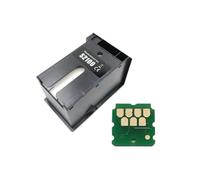 EGRMZ Réservoir d'encre de Maintenance Compatible C13S210057 SC2100 Compatible avec Les modèles d'imprimantes SureColor T2140 T3140 T5140 F540 F541 F570 T2100 T3100(Tank and 1PC Chip)