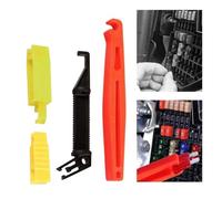 EGRMZ Tool d'épouleur de fusible en Plastique 4PCS Compatible avec l'automobile de l'automobile Retrait extracteur Clip de sécurité Outil de sécurité Compatible avec Les boîtes à fusibles Standard