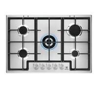 EGS75362X Plaque de cuisson 5 feux à gaz 75 cm en acier inoxydable