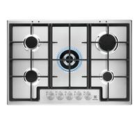 EGS75362X Plaque de cuisson 5 feux à gaz 75 cm en acier inoxydable