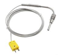 EGT Thermocouple de type K, capteurs de température thermocouple, pour capteurs de température d'échappement avec embout exposé, raccord fileté 1/8 NPT