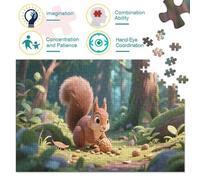 éguériruil1000 Pieces Jigsaw Puzzles for Adults Educhational Games Animaux intelligentsChallenging for Home Decoration Great Cadeau Idea70x50cm/1000pcs