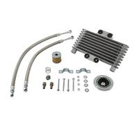 EGUIAS Kit De Radiateur De Refroidissemen Refroidisseur d Kit de radiateur de Refroidissement d'huile Moteur pour Moto Suzuki GS GN GZ GSX en 125-400cc Enduro Motocross Accessoires