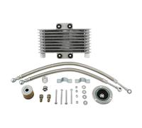 EGUIAS Kit De Radiateur De Refroidissemen Refroidisseur d Kit radiateur de Refroidissement d'huile pour Moto Suzuki GS GN GZ 100-400 cm³ (125 ML), en Aluminium, Accessoires de Motocross