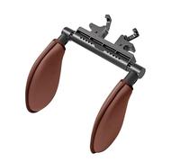 EGUIAS Oreiller Siège Voiture Oreiller Cervical Automatique réglable à 360° avec Mousse à mémoire Forme et Coussinets latéraux Voiture Appuie-tête(A13 Cloth Dark Brown)