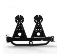 EGUIAS Support de Roue Support de Roue de Secours pour SUV Tout-Terrain, Barre de remorque, attelage Universel Square Port Support de Pneu(A)