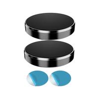 EGUIAS Support pour téléphone Portable Attache Voiture Pa Support magnétique Universel pour téléphone Portable, à Coller sur Le Tableau de Bord de la Voiture(2pcs Black)