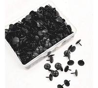 Egurs Lot de 1000 punaises en métal pour bureau, maison, noir