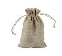 Egurs Lot de 30 sachets en toile de jute naturelle - Pour calendrier de l'Avent, bijoux, cadeaux d'invités, mariage, bricolage - 30 x 40 cm