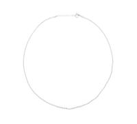 Eguzkilore Chaîne forza en argent massif de 0,60 mm d'épaisseur et 50 cm, 50cm, Argent, Pas de gemme