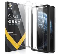 EGV 3 Pack Protecteurs d'écran pour iPhone 11 Pro Max/XS Max en Verre Trempé 9H HD Transparent, Anti-Rayures, Installation Facile, Compatible avec Les Coques, sans Bulles