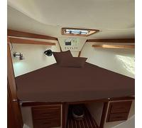 EGYLIN Parure de lit 3 pièces universelle de 800 fils au pouce carré - Couchette en V universelle 100 % coton égyptien 3 pièces pour matelas jusqu'à 20,3 cm de profondeur - Cadeau pour bateau à voile