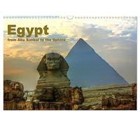 Egypt - from Abu Simbel to the Sphinx (Wall Calendar 2027 DIN A3 landscape), CALVENDO 12 Month Wall Calendar: The fascinating land of the Pharaohs.
