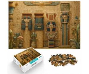 Egypt Isis Pillars Puzzle 1000 Pièces, Cadeau d'hiver, 1000pcs (40x28cm)