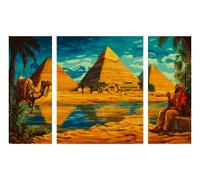 Egypt Triptych - Peinture par numéros