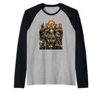 Egypte Ancienne divinités sacrées mythologie icône œuvre d'art sacrée Manche Raglan