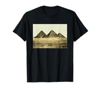 Égypte Ancienne Grandes Pyramides de Gizeh Sahara Desert Vintage T-Shirt