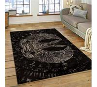 Égypte Ancienne Mythologique Idéographique Signe Symboles Tapis pour La Maison Salon Chambre Canapé Paillasson Antidérapant Tapis 50X80Cm