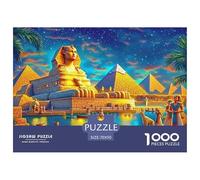 Égypte Ancienne scène Pièces À Surface Lisse pour Améliorer La Patience, La Concentration Et Les Capacités Cognitives Pendant Le Temps Libre 70x50cm/1000pcs