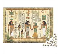 Égypte antiqueian Hieroglyphs Illustration de Style d'art égyptien1000 Pièces, Puzzle Impossible pour Adultes, Cadeaux, pour Enfants70x50cm/1000pcs